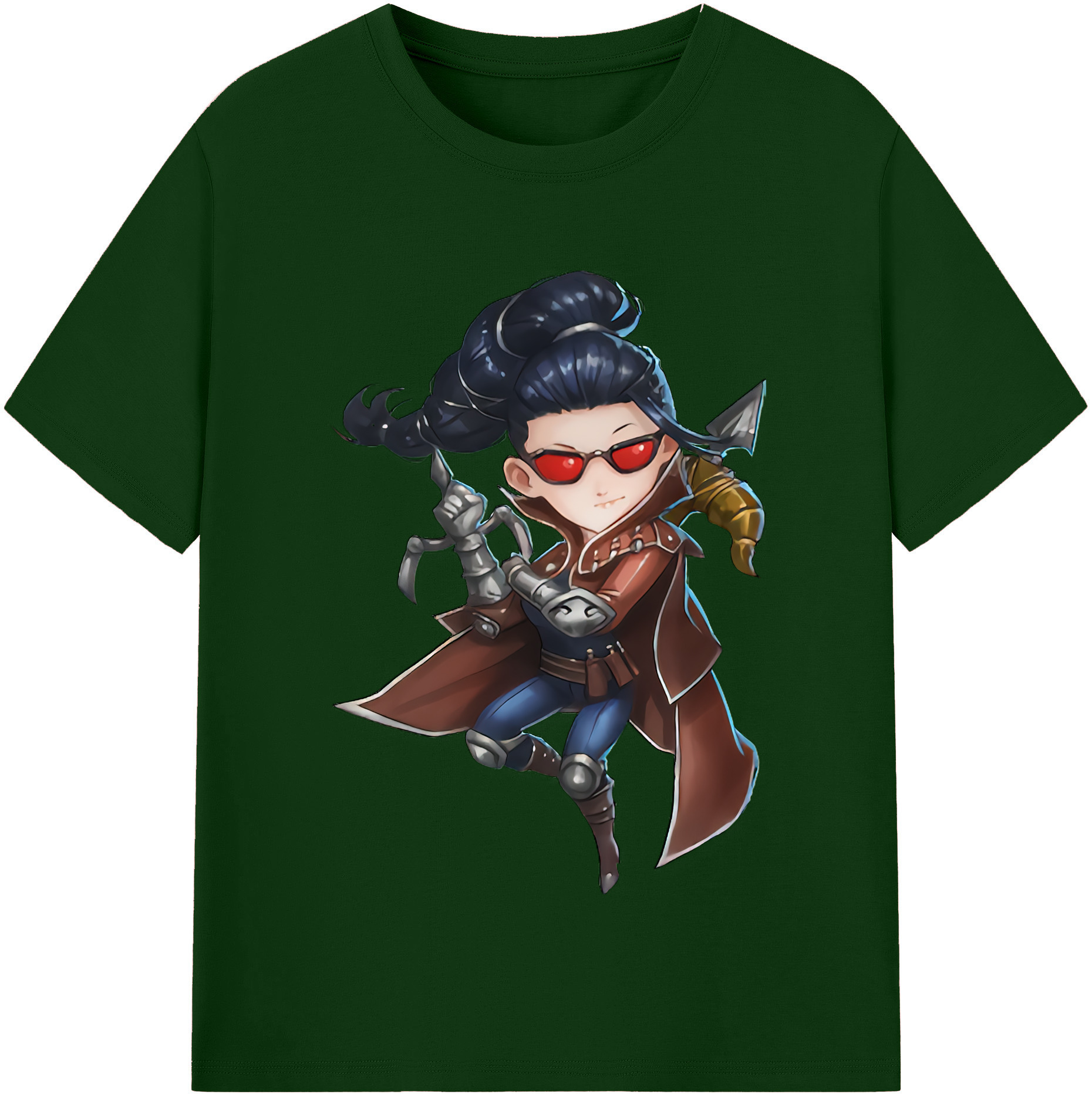 リーグ・オブ・レジェンド League of Legends LOL 綿100％半袖Tシャツ（フロントプリント）